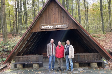 Vorstände des Kneipp-Vereins Wiesbaden e.V.: Wilfried Merzbach, Horst Maiwald, Wolfgang Bronz (von li.)